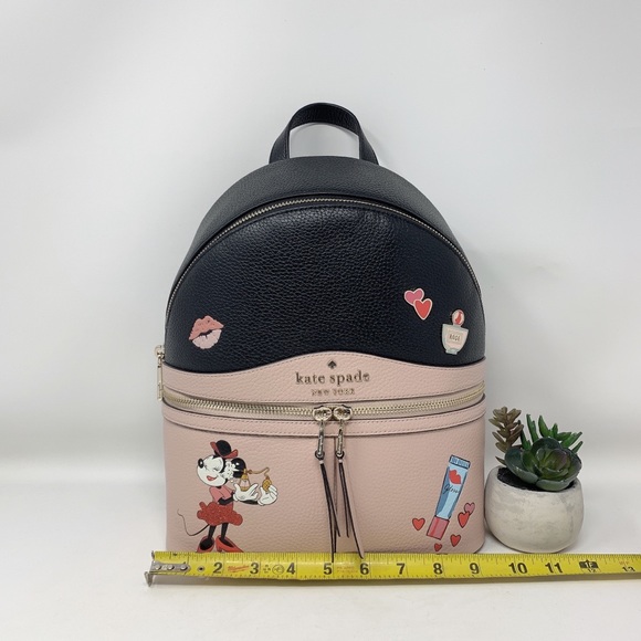 Kate Spade Minnie Mouse Medium Backpack and Wallet - Picture 2 of 15